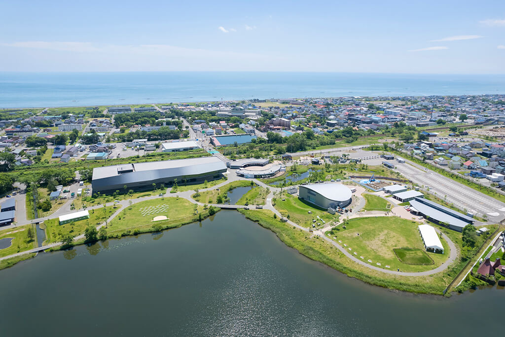 上空から見たウポポイ