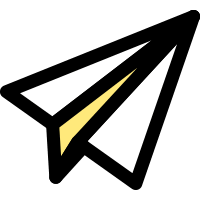 紙飛行機のイラスト