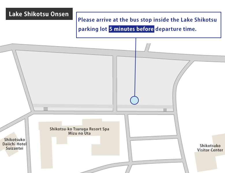 Lake Shikotsu Onsen Area Map