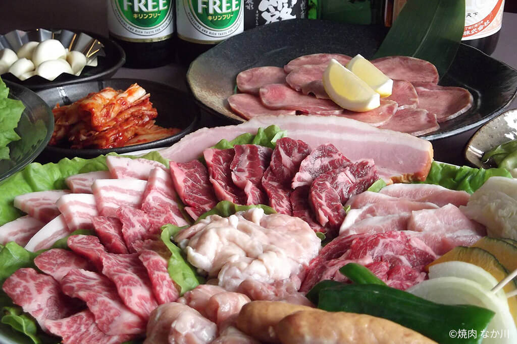 焼肉 なか川のメニュー