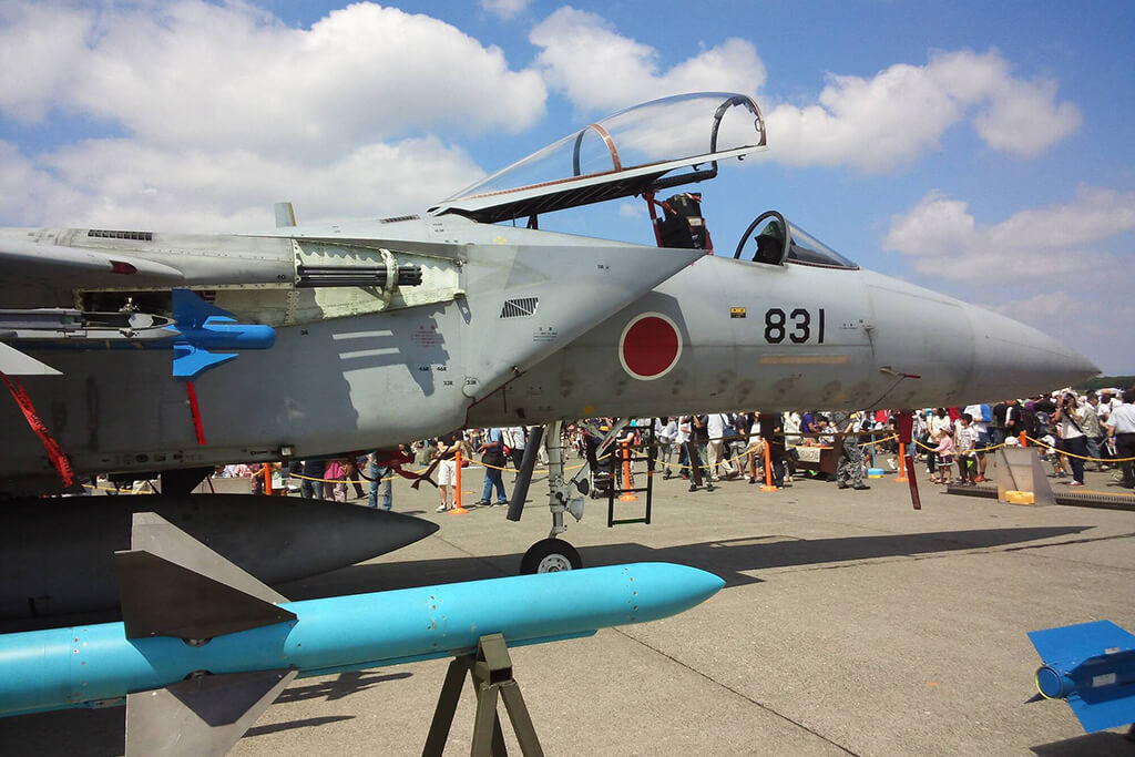 千歳のまちの航空祭の様子