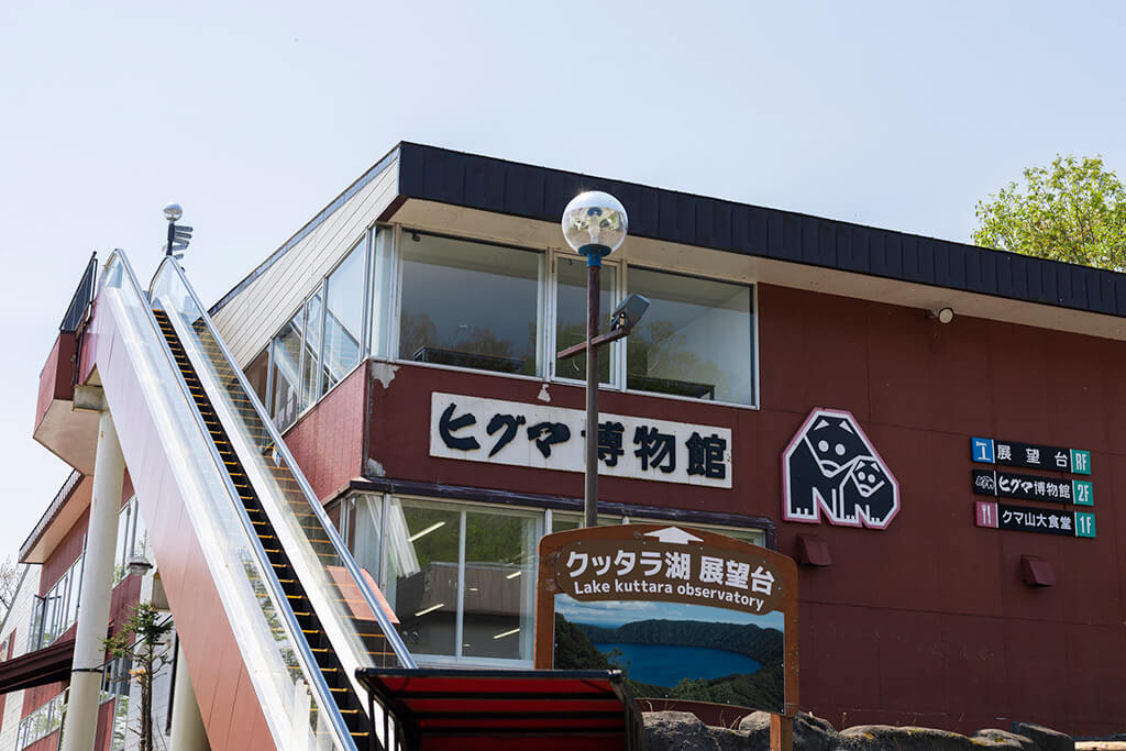 のぼりべつクマ牧場のヒグマ博物館