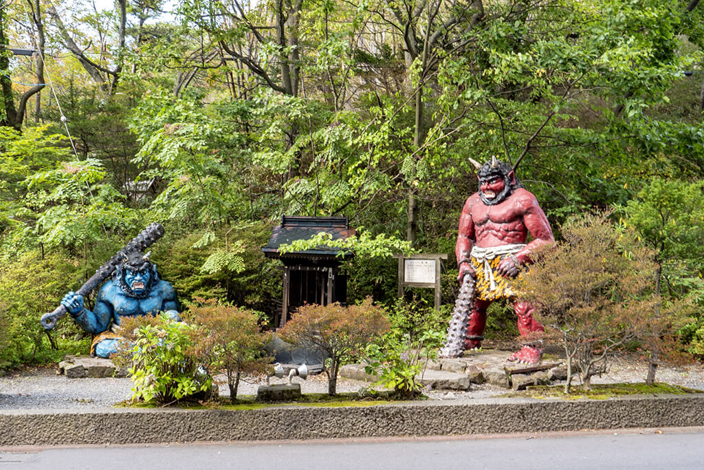 泉源公園の念仏鬼像