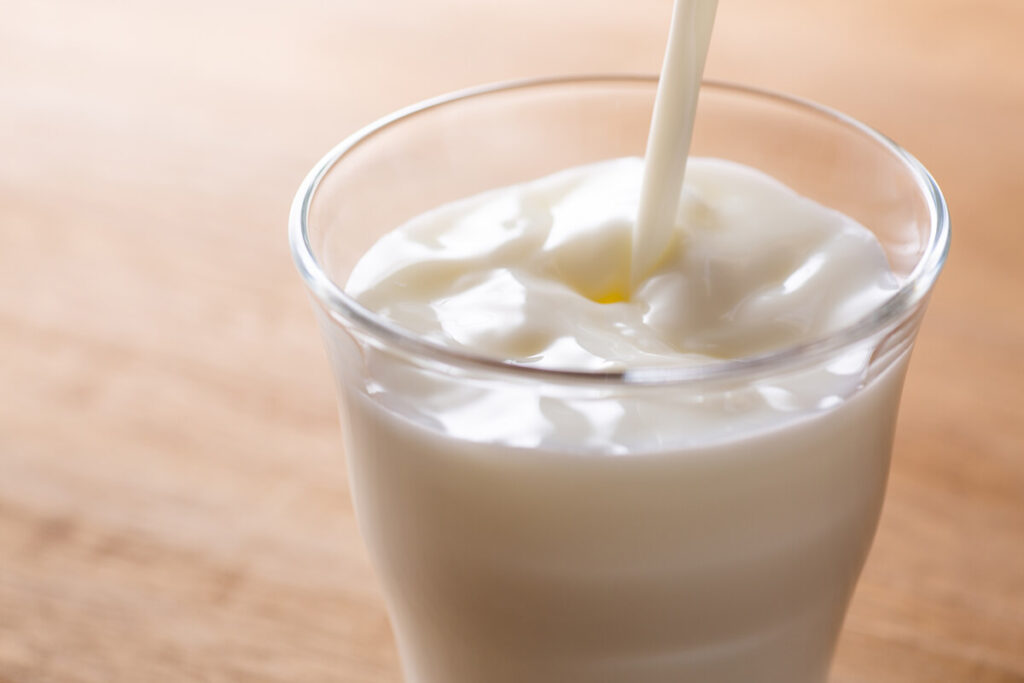 登別酪農館の牛乳イメージ