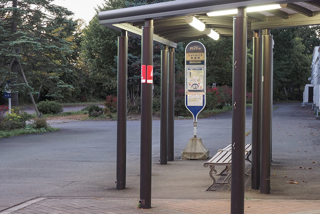 千歳アウトレットモール・レラのシャトルバス乗り場