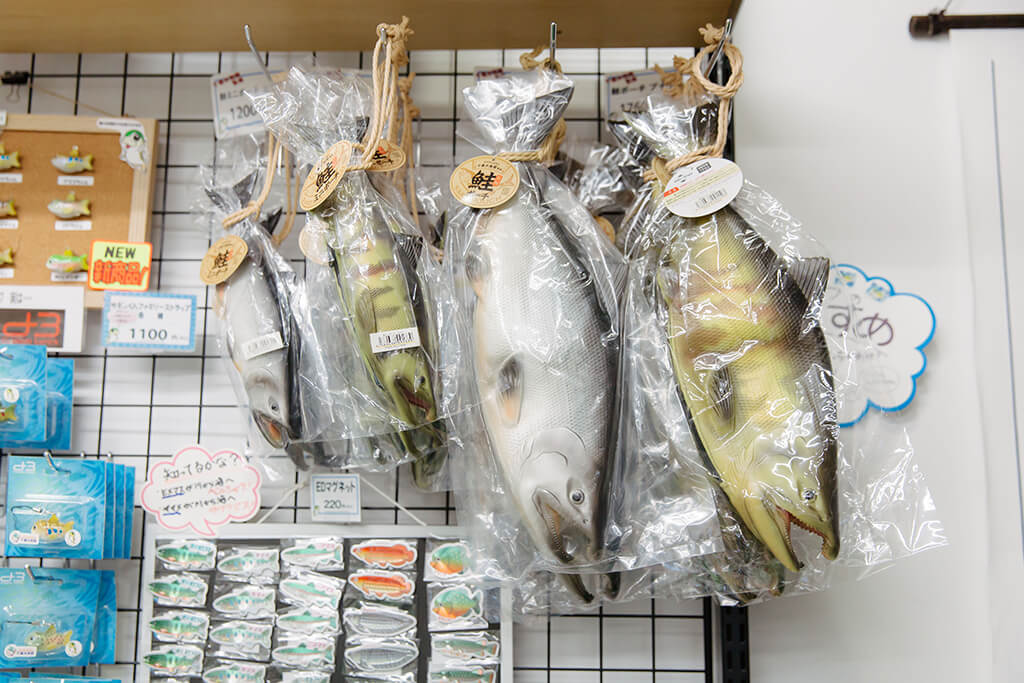 サケのふるさと千歳水族館のショップ商品