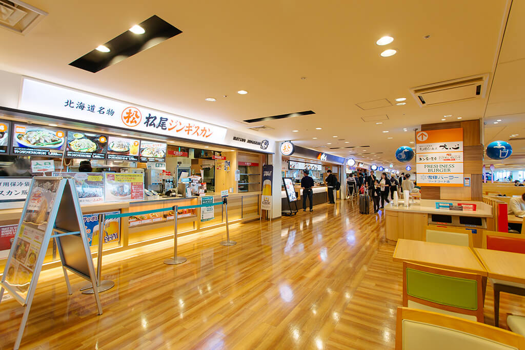 新千歳空港国内線ターミナルビルのフードコート