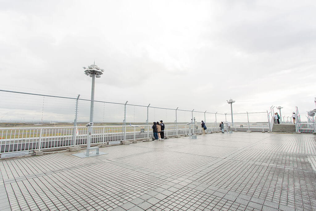 新千歳空港国内線ターミナルビルの望デッキ