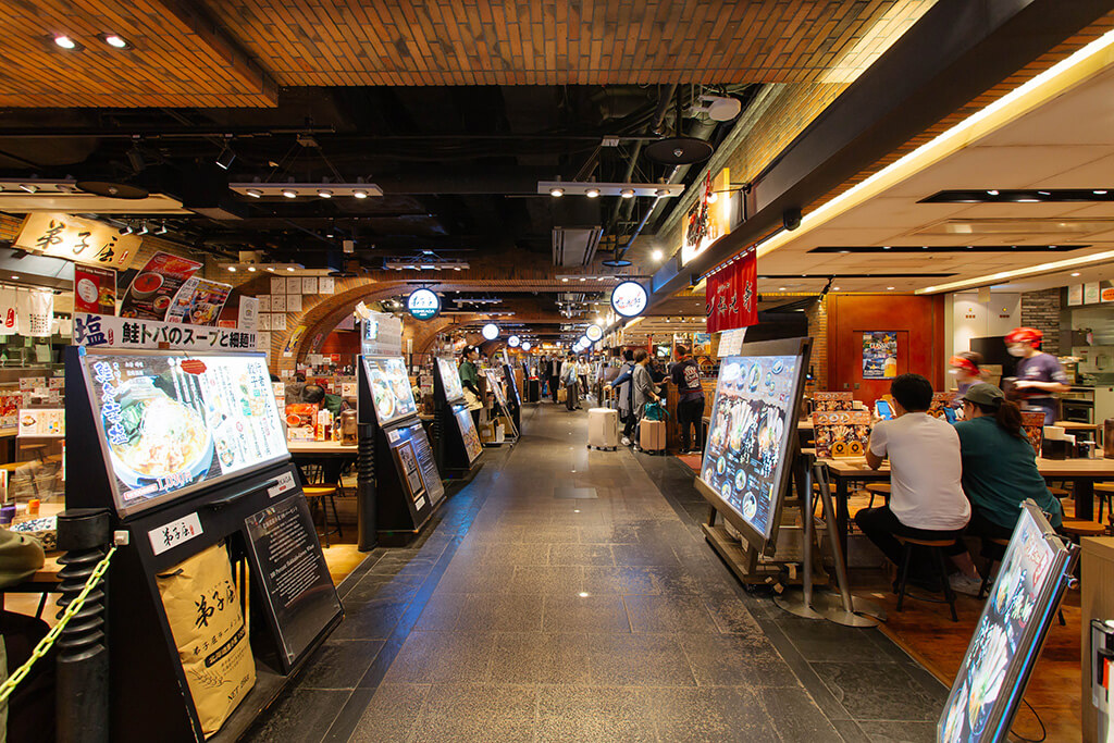新千歳空港国内線ターミナルビルの北海道ラーメン道場
