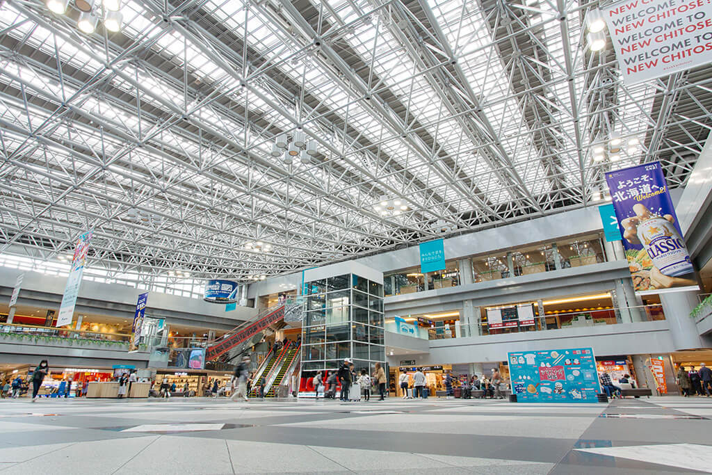 新千歳空港ターミナルビルのセンタープラザ