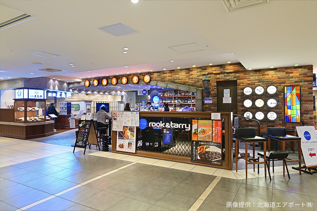 新千歳空港国内線ターミナルビルの市電通り食堂街