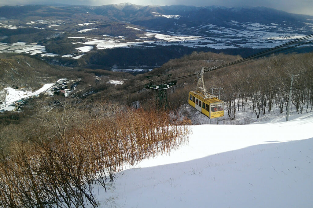 有珠山ロープウェイの冬