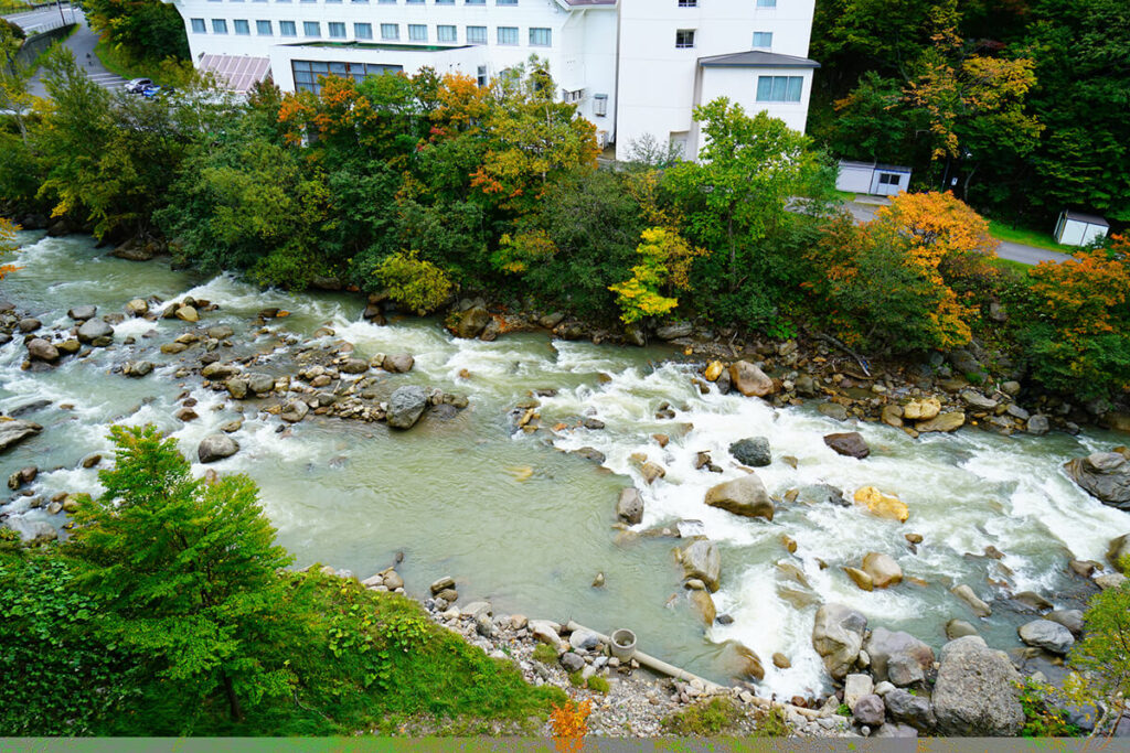 層雲峡温泉