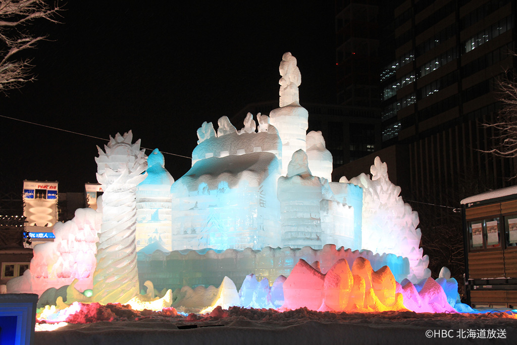 さっぽろ雪まつりの氷像