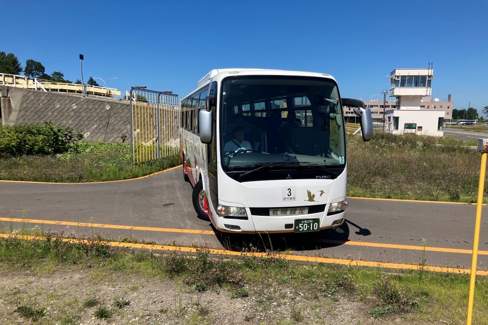 札幌運転免許試験場での研修の様子